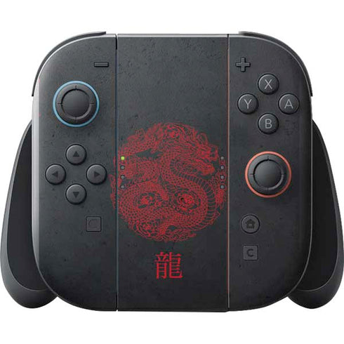 Red Dragon Nintendo Switch 2 (2025) with Joy-Con Skin